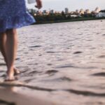 Photo blue skirt