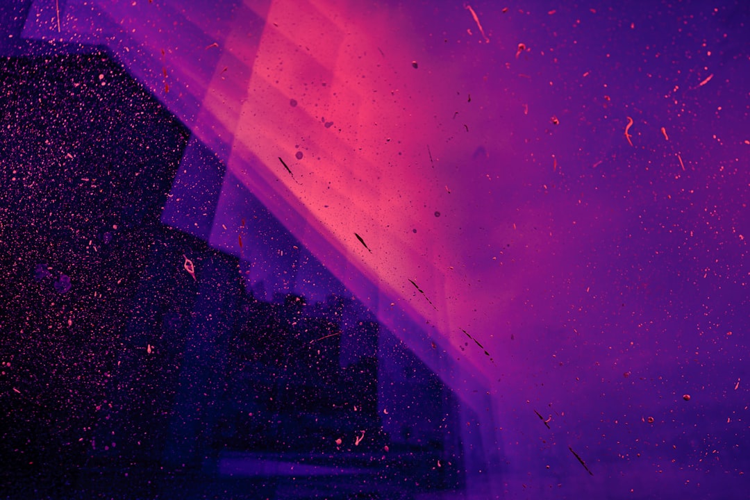 Photo purple color