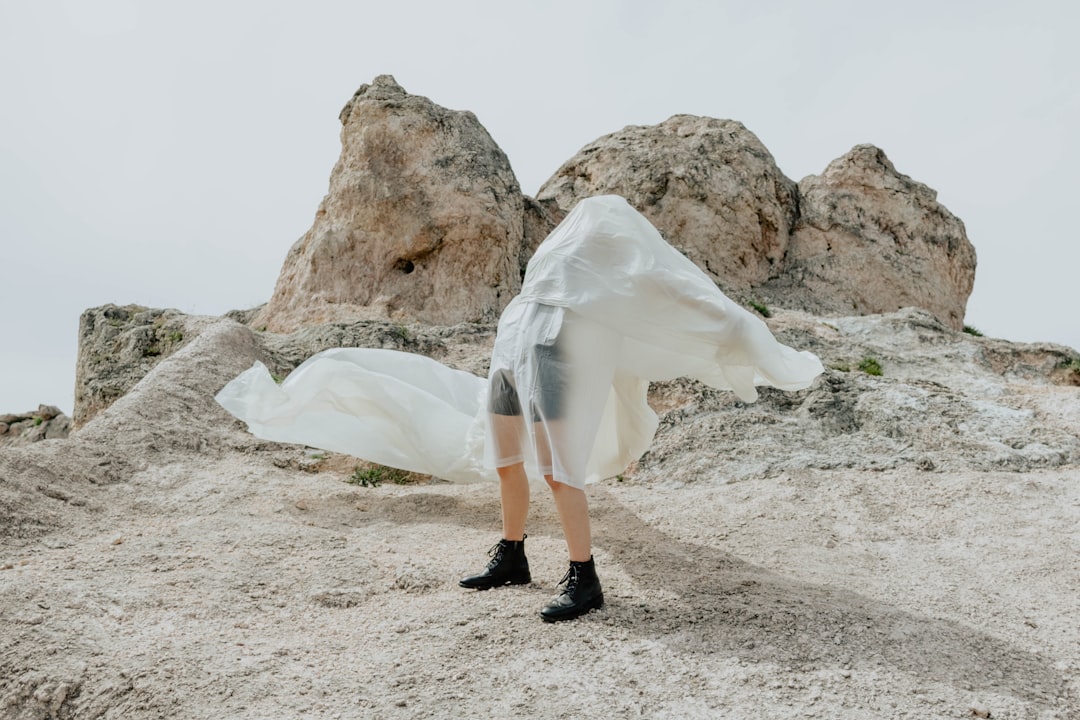 Photo asymmetric skirt